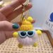 Dumb Small Coal Ball Plush Pendant Car Key Chain Pendant Cartoon Pendant Net Red Bag Plush Pendant_voghion.com
