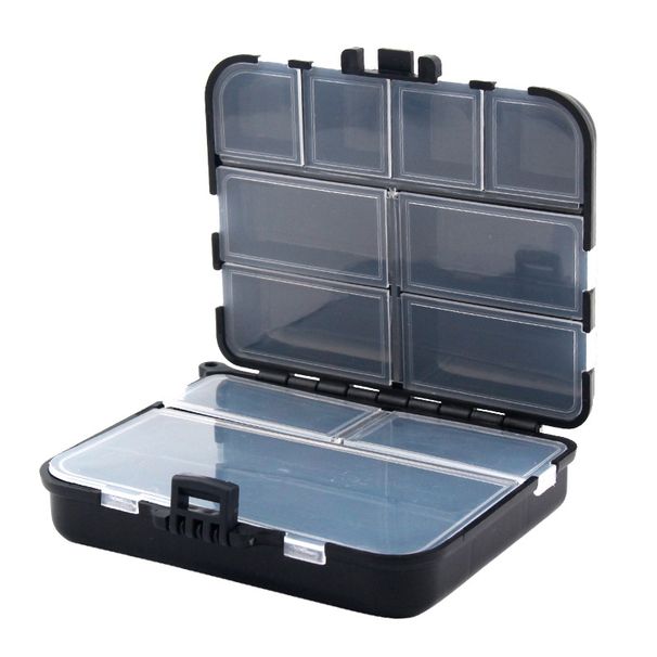 Caja de cebo multifuncional de doble capa, desmontable, 12 cm/100 g, con anzuelo, anilla y lentejuelas, accesorios de pesca._voghion.com