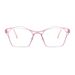 Irregular Multi-Sided Metal Anti-Blue Light Non-Prescription Fashion High-End Bare Face Glasses Frame 66053_voghion.com