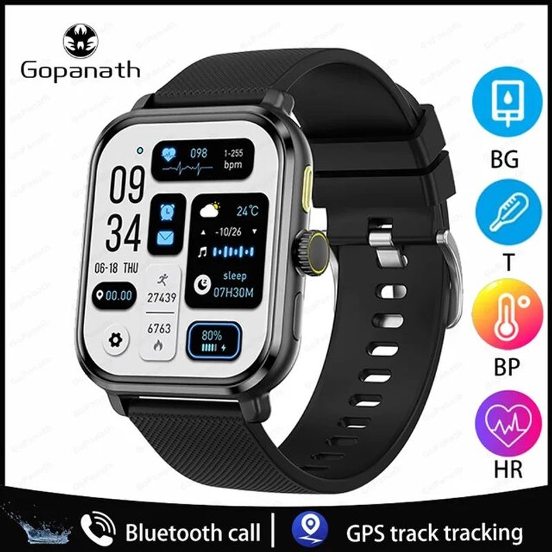 Women's Smartwatch GPS Tracking Bluetooth Call Voice Assistant 24-Hour Heart Rate Monitoring Exercise Waterproof Men'sSmartwatch_voghion.com