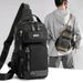 New men's chest bag multi-function diagonal backpack_voghion.com