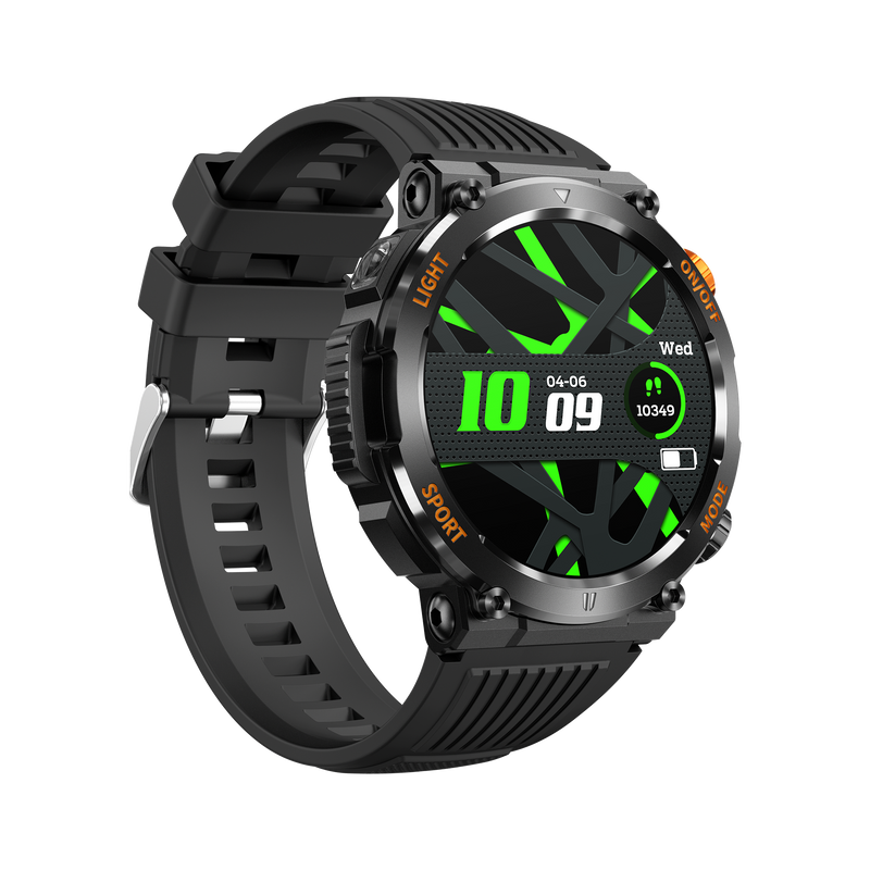 HT17 Smartwatch: 1.46" Display, BT Calling, HR/BP Monitor, 7-Day Battery, 100+ Sports, IP67_voghion.com