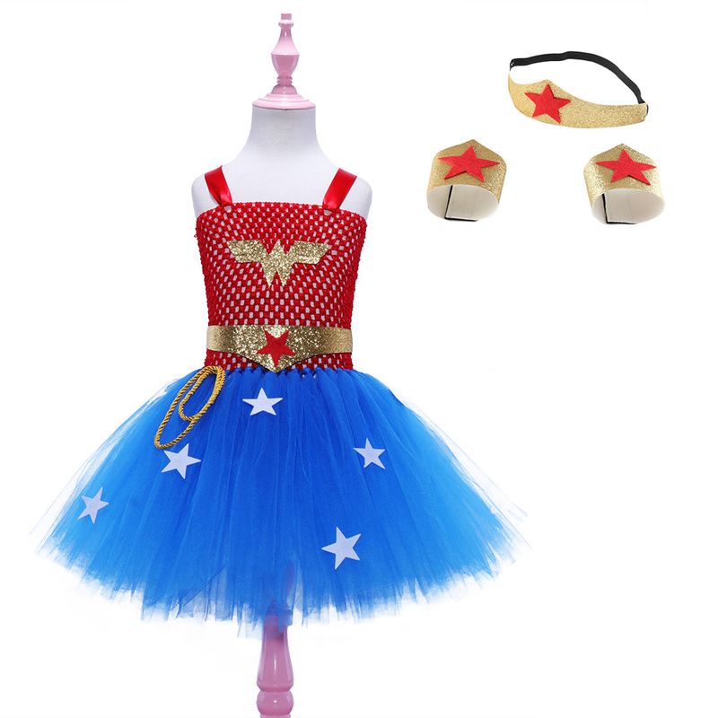 Girls' dress Halloween cosplay mesh tutu skirt children's dance performance costume_voghion.com