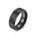 Simple mirror 8mm tungsten steel ring for men light luxury cold high end tungsten gold non fading jewelry Tungsten_voghion.com