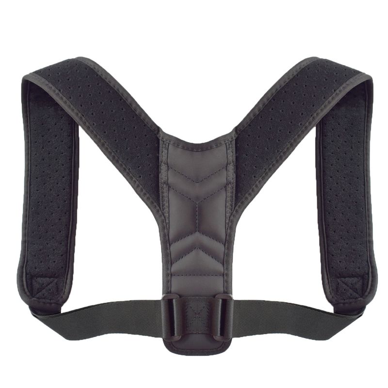 Clavicle Spine Corrector Belt Adjustable Unisex Upper Back Shoulder Lumbar Posture Correction fashion 70% discount_voghion.com