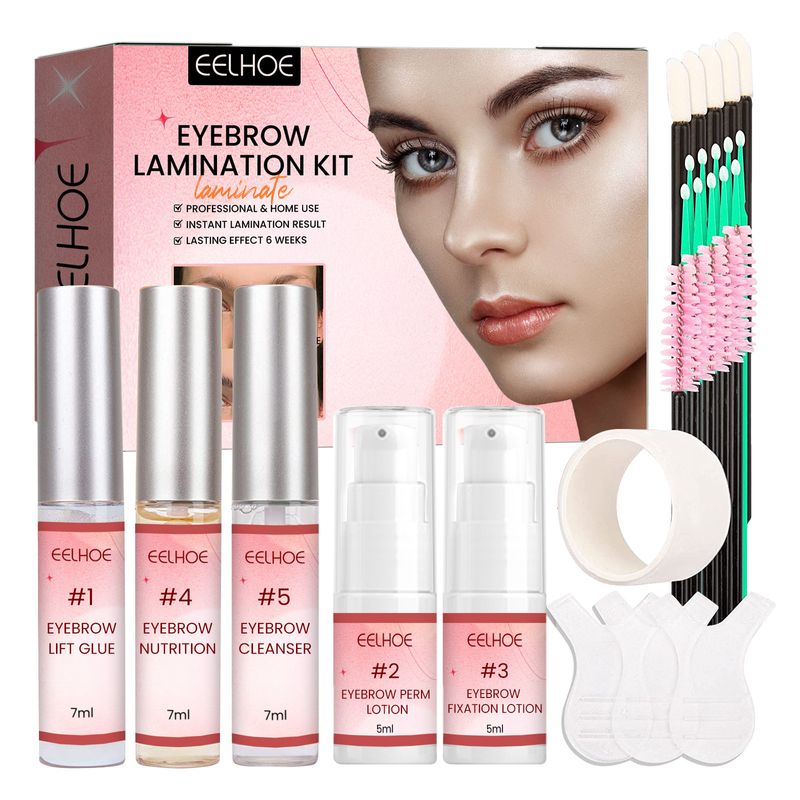 EELHOE Laminated Wind Wild Durable Setting DIY Cold Pressing Plastic Eyebrow Set_voghion.com