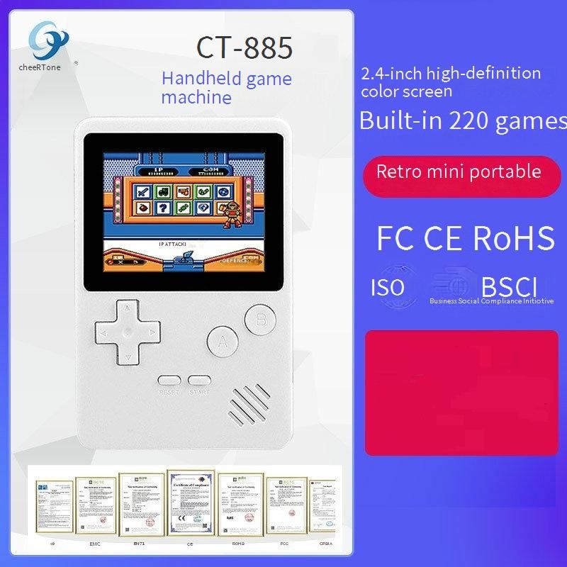 Video Game Consoles CT 885 Mini Game Console Pocket Game Console Handheld Electronic Game_voghion.com