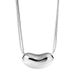 Collana con berretto in argento Sterling "Lovesick Bean" in stile INS, nicchia per blogger, placcata in RH, con catena a collo alto_voghion.com