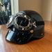 Retro Harley kask 3C sertifikalı elektrikli araba motosiklet net kırmızı yarım kask dört mevsim sürüş erkek ve kadın kask yaz_voghion.com
