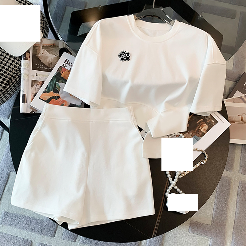 Abito da donna in estate, top irregolare, elegante, piccolo e sottile, popolare online, completo a due pezzi da strada_voghion.com