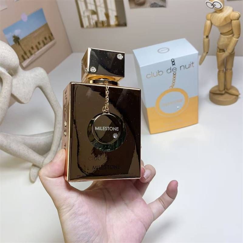 Ediție limitată, sticlă de lux aurie, vânzare fierbinte, Armaf Club De Nuit Milestone, parfum floral și lemnos unisex de lungă durată, EAU DE PARFUM_voghion.com