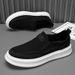 Men's Classic Retro Low-Top Canvas Sneakers - Lightweight Breathable Casual Shoes For Everyday Wear With Comfortable EVA Insole & Durable PVC Outsole_voghion.com
