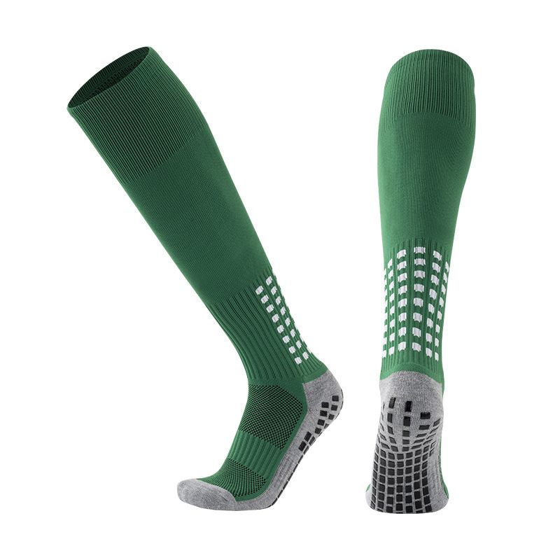 Football Socks Long Tube Thick Towel Bottom Sports Socks Adult Glue Non Slip Wear Resistant Breathable Outdoor Sports Socks_voghion.com
