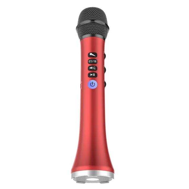 XIAOKOA Bluetooth Wireless Karaoke Microphone L-698 Speaker 2in1 Handheld Sing & Recording Portable KTV Player микрофон_voghion.com