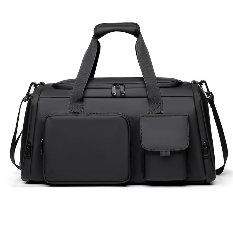 Nuova borsa sportiva e fitness, separazione tra asciutto e bagnato, spazio indipendente multifunzionale per le scarpe, borsa per bagagli, borsa da viaggio per brevi viaggi di lavoro_voghion.com
