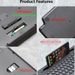 Wireless Keyboard Bluetooth Keyboard Mouse Card Slot Numeric Keypad For Android IOS Desktop Laptop PC Gamer_voghion.com