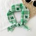 Summer New Fresh Korean Edition Versatile Rural Style Spring Travel Decoration Small Headscarf Multi functional_voghion.com