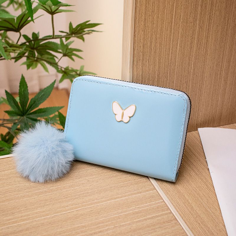 Women's Bow Decor Wallet - Slim Multi-Card Holder With Butterfly Accent (Elegant Clutch Purse,Available)​​_voghion.com