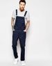 New denim overalls slim fit men's trousers overalls_voghion.com