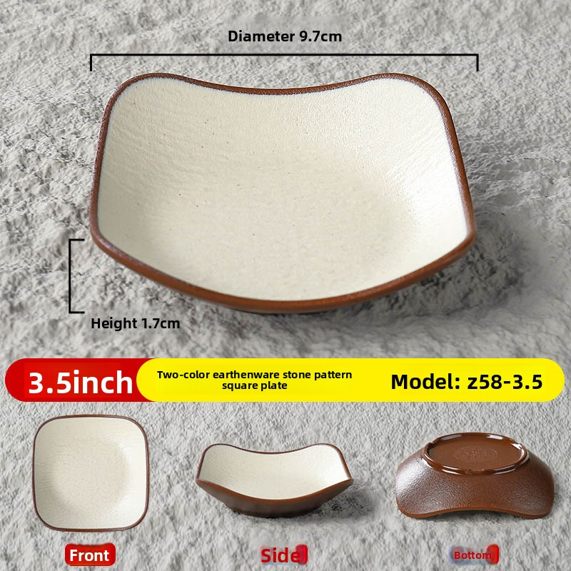 Piatto da portata in melamina alla moda - Piatto da portata multiuso in stile giapponese per barbecue e hot pot, ideale per buffet, ristoranti e uso domestico._voghion.com