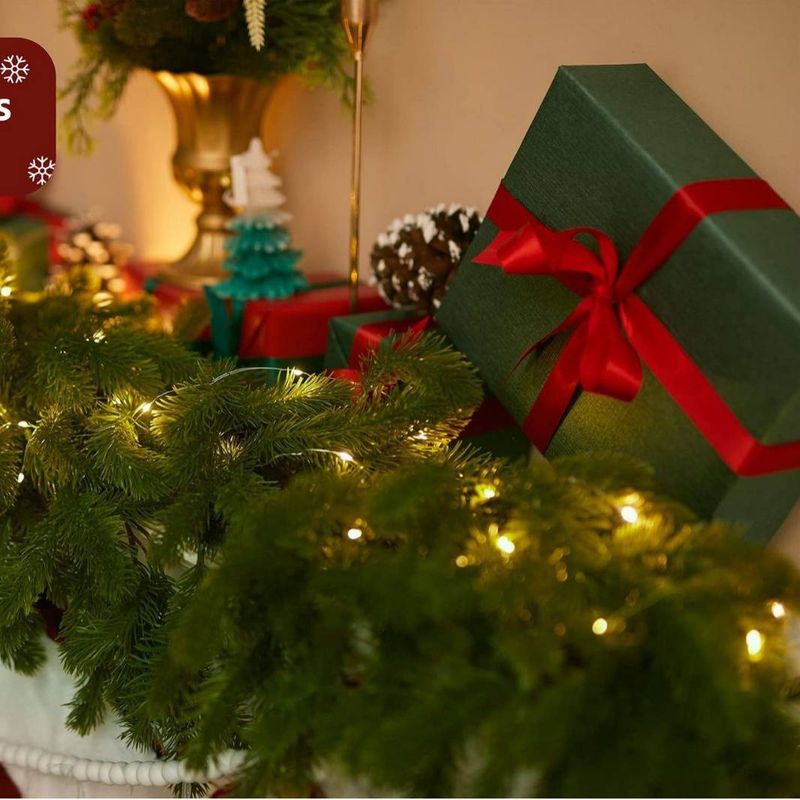 Artificial Plants: Pine Needles, Vines, Christmas Decorations, Cypress Leaf Pine, Norfolk Pine, Door Garlands, Wall_voghion.com