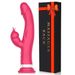 Vibrateur vaginal à double moteur pour stimulation clitoridienne précise, en forme de lapin._voghion.com