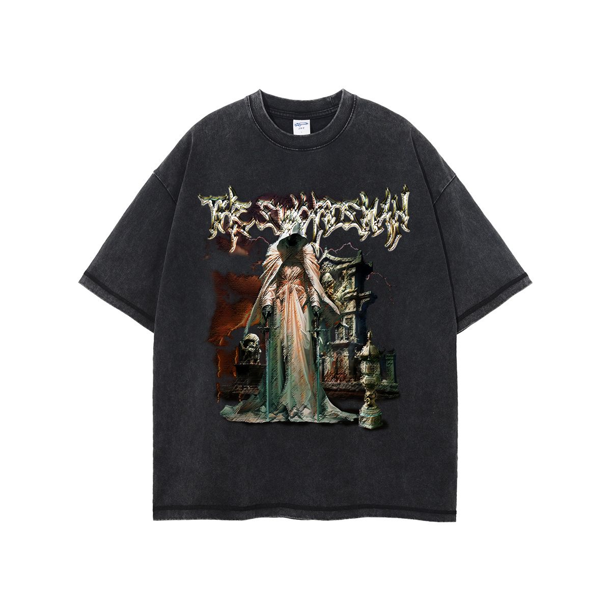 Maniche corte larghe e larghe da uomo e da donna, stile retrò americano pesante_voghion.com