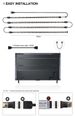 1-4× TV Backlight LED Strip Lights USB RGB 5050 Lighting Strips + Remote Control_voghion.com