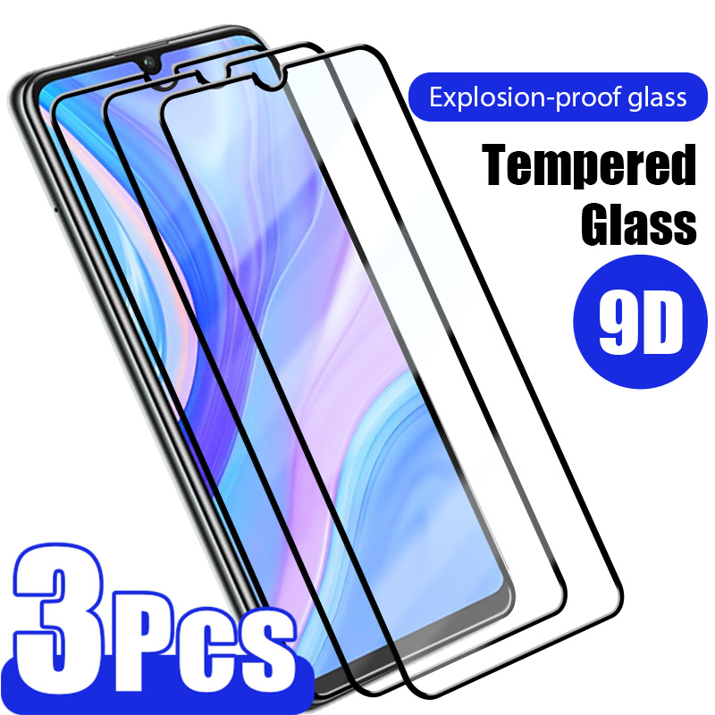 3-teiliges Vollbild-Abdeckungsglas für Xiaomi Mi 8 9 10 11 Lite 10T 9T A2 A3 Mix 2 2s 3 Poco X3 F3 M3 Pro HD-Schutz Klarer Film_voghion.com
