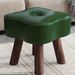 High-end Adult Internet Celebrity Solid Wood Small Flower Sofa Home Coffee Table Living Room Four-leaf Clover Stool_voghion.com