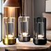 Lampe de table LED - Contrôle tactile, rechargeable par USB, ultra lumineuse pour bar/camping (portable, lumière réglable, éclairage d'ambiance à intensité variable)_voghion.com