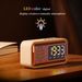 S22 Neue Kreative Retro Bluetooth Lautsprecher Wecker LED Farbe Digital Display Desktop Kleine Lautsprecher_voghion.com