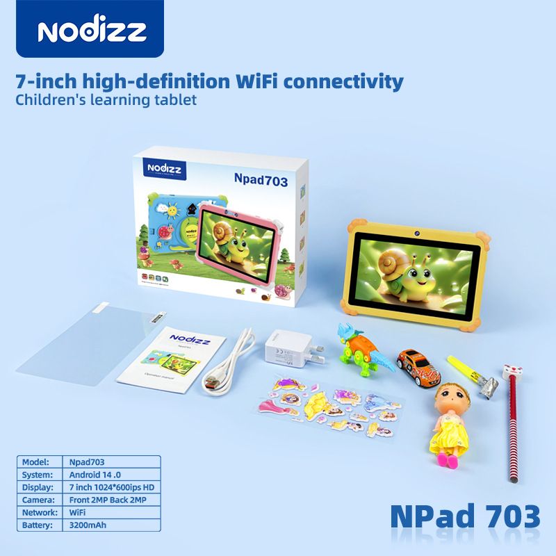Android 7-inch tablet WiFi gaming multi language anti fall learning machine_voghion.com