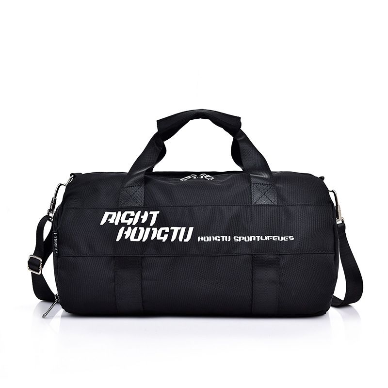 Dry And Wet Separation Sports Fitness Bag Short-distance Hand-held Cylindrical Travel Bag Large Capacity Duffel Bag_voghion.com