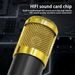 Microfono professionale a capacità di ancoraggio con connessione wireless Bluetooth per PC Karaoke Live Streaming Studio Recording_voghion.com