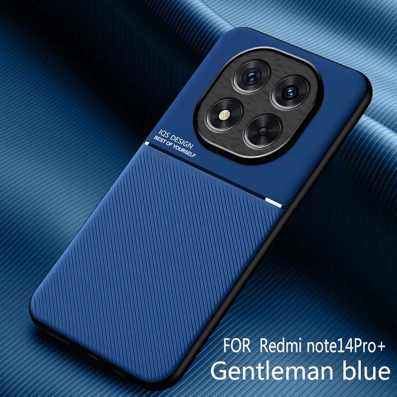Simple Magnetic Soft Matte Silicone Case For Redmi Note 14 13 Pro Plus 4G 5G Full Coverage Anti-fingerprint Protector TPU Shell_voghion.com