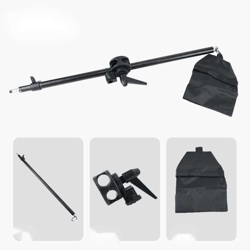 Tripé de estúdio resistente de 2,8 m para transmissão ao vivo, suporte de luz de filme fotográfico com esfera macia e luz solar_voghion.com