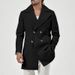 2025 Men's Autumn Winter New Style Lapel Double-Breasted Slim Fit Jacket Trench Coat_voghion.com