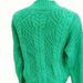 "Damen-Strickpullover mit V-Ausschnitt – Hohlseil-Design (weiche Wollmischung, Langarmpullover)"_voghion.com