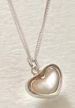 LCR3037 Collana con cuore in conchiglia in argento S925_voghion.com