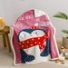 Unisex neue Cartoon Flanell Decke Einzel Doppel Schicht Baby Decke Abdeckung Decke Lammfell Decke_voghion.com
