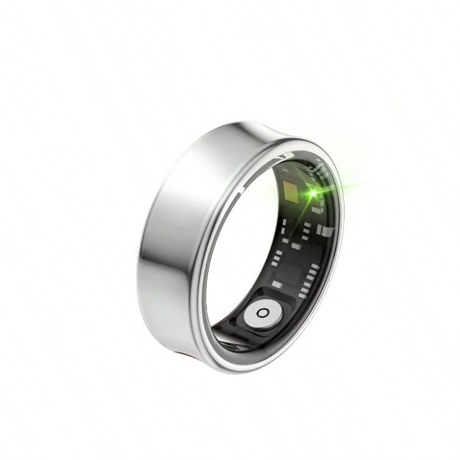SR05 Herzfrequenz Blutsauerstoff Schlafdruck Übungsüberwachung Swipe Kurzes Video Smart Ring_voghion.com