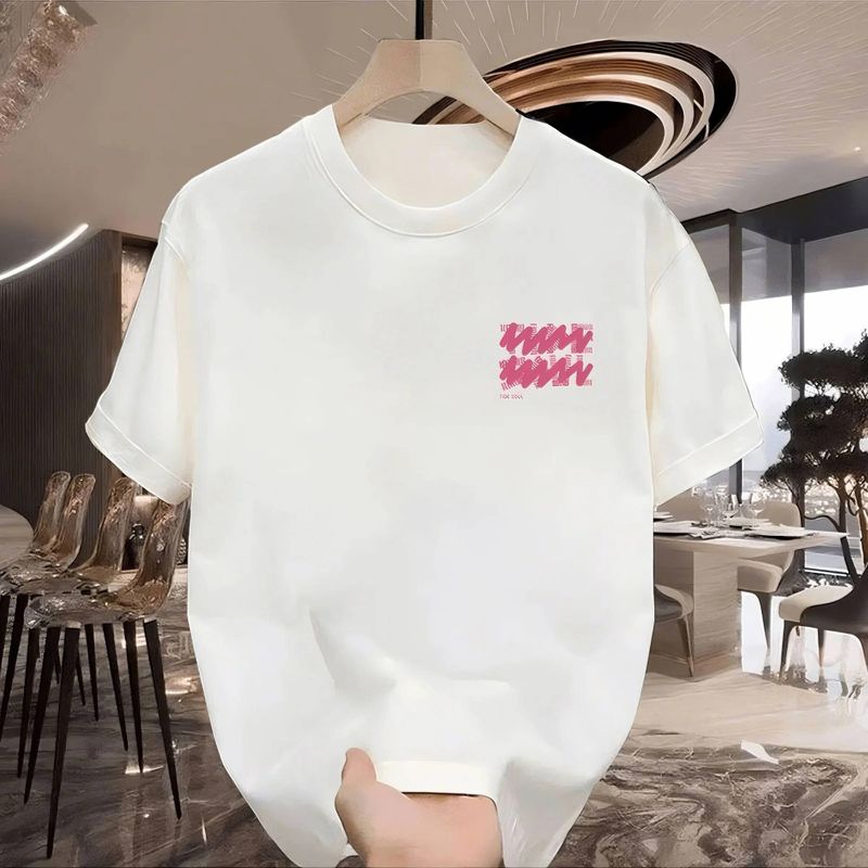 2025 Summer Essential Unisex Oversized Cotton Short-Sleeve T-Shirt – Trendy Loose Fit Casual Tee For Men And Women_voghion.com