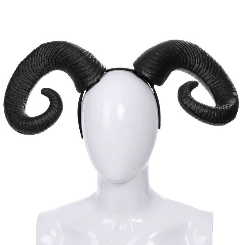 Halloween Funny PU Horn Headbands, Performance Props, Festival Party Hair Accessories, Makeup Accessories, Headbands_voghion.com