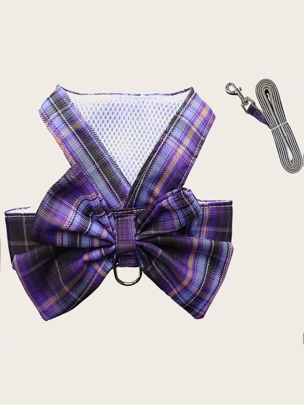 1 pezzo di gonna scozzese e gilet scozzese Pet JK, adatto per cani e gatti di piccola taglia – una gonna da esterno con imbracatura e guinzaglio per passeggiate con il cane_voghion.com