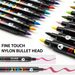 Dual-Tip Acrylic Paint Markers, Quick-Dry & Vibrant Colors, Perfect For DIY Art, Graffiti, Sketching & Watercolor Painting - Set Of 12/24/36 Markers_voghion.com