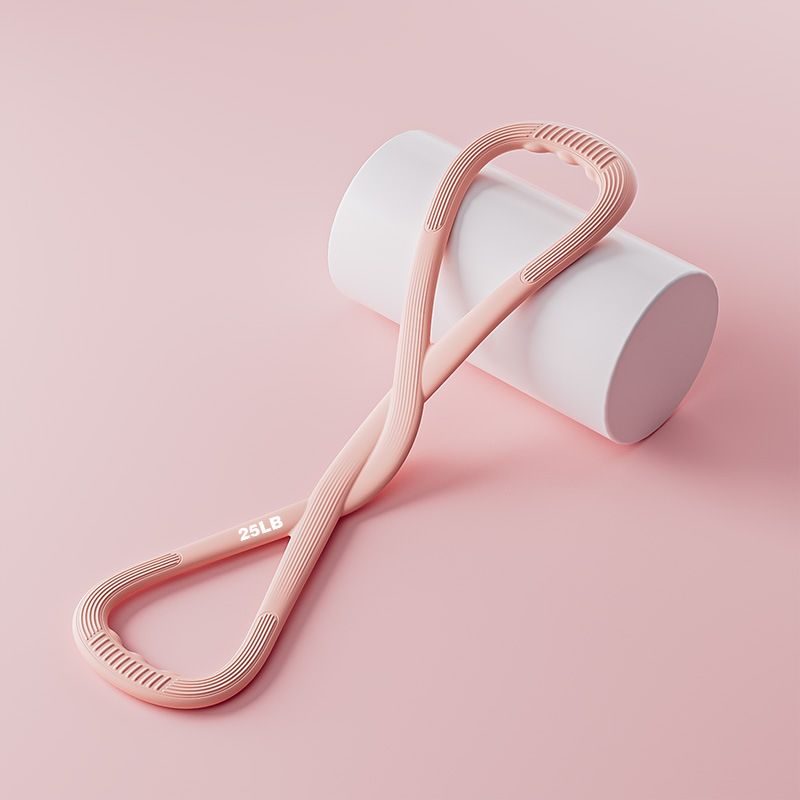 Fascia di resistenza 8-Sha per donne Fitness Dimagrante Artefatto Casa Yoga Stretching Cintura Posteriore Elastica Spessa in Silicone_voghion.com