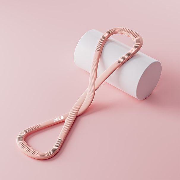 Fascia di resistenza 8-Sha per donne Fitness Dimagrante Artefatto Casa Yoga Stretching Cintura Posteriore Elastica Spessa in Silicone_voghion.com