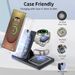 3 In Fast Charging Station Wireless Charger LED Light Foldable Stand For Samsung S24 S23 Galaxy Watch 2-8 Active 1 2_voghion.com