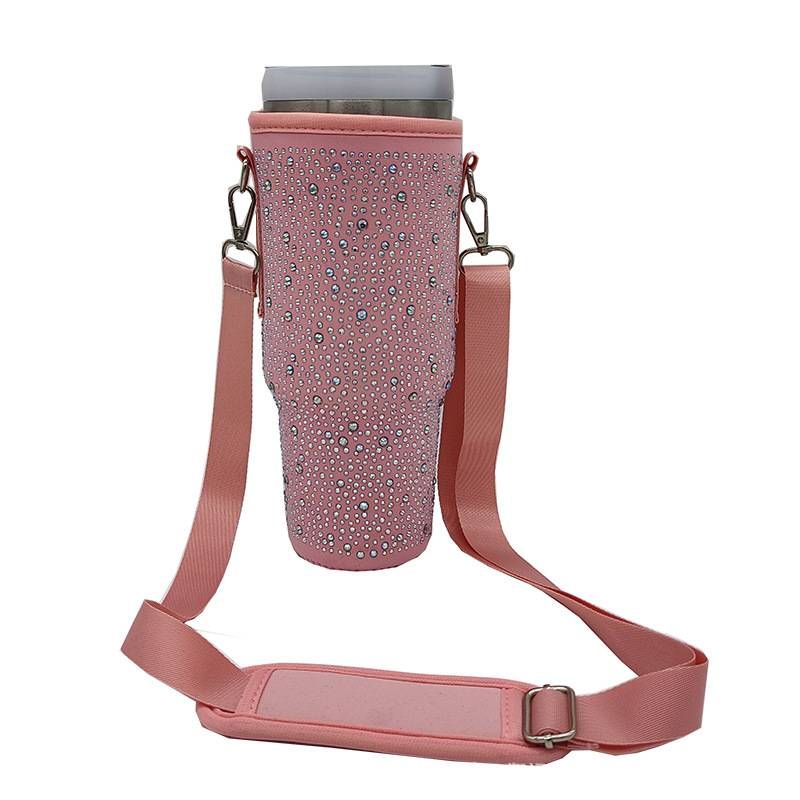 Water Bottle & Cup Accessories Spot 40oz Ice Cup Set Diamond Insulated Cup Set Adjustable Bottle Set Diving Material Cup Set_voghion.com